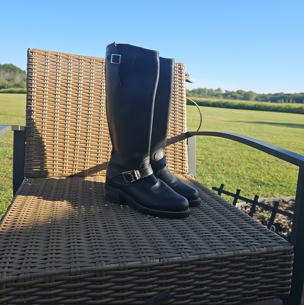 Chippewa Black Leather Boots